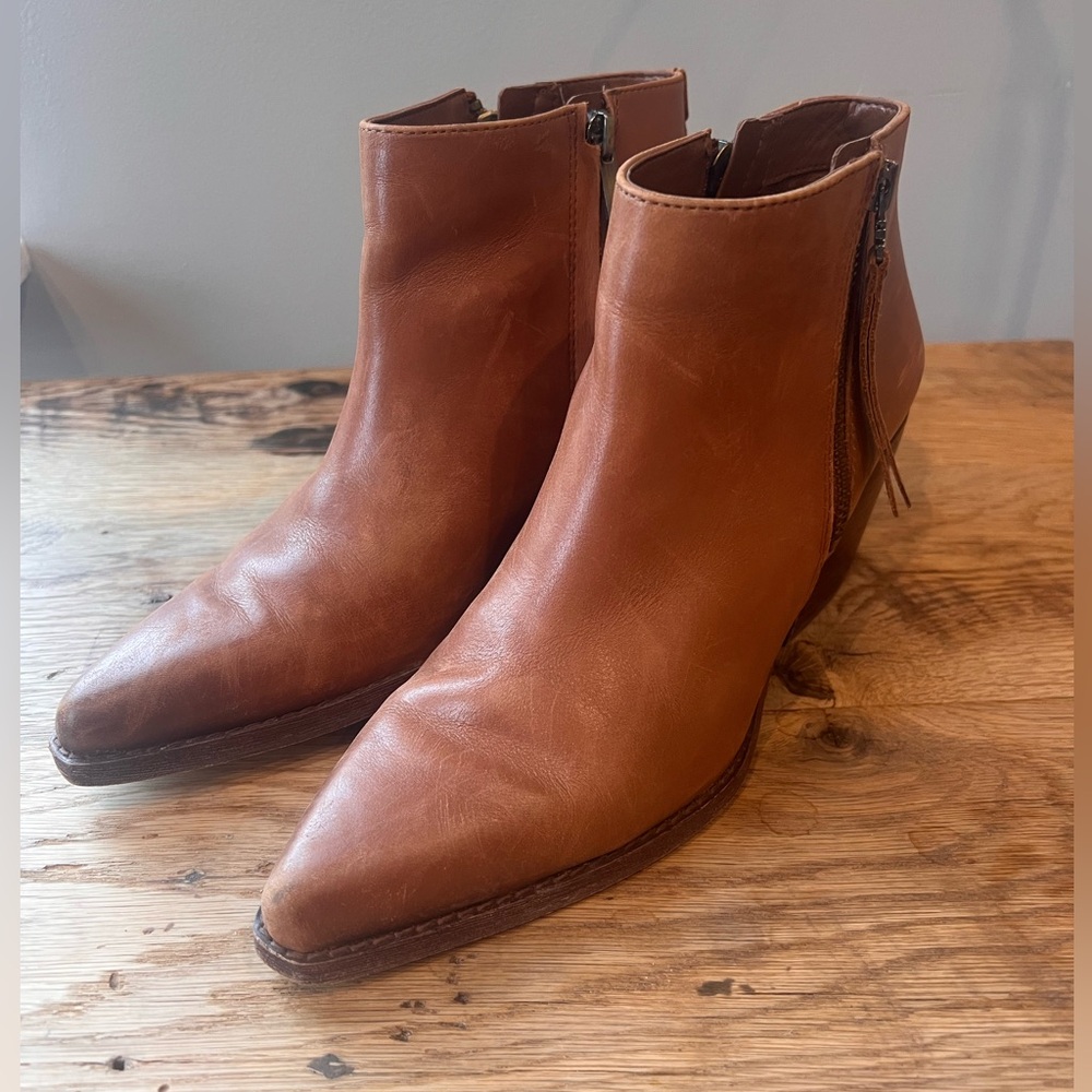 Sam Edelman Tan Ankle Booties